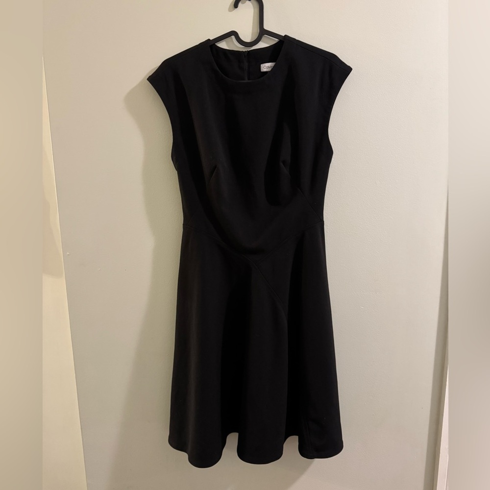 Calvin Klein Black Midi Dress